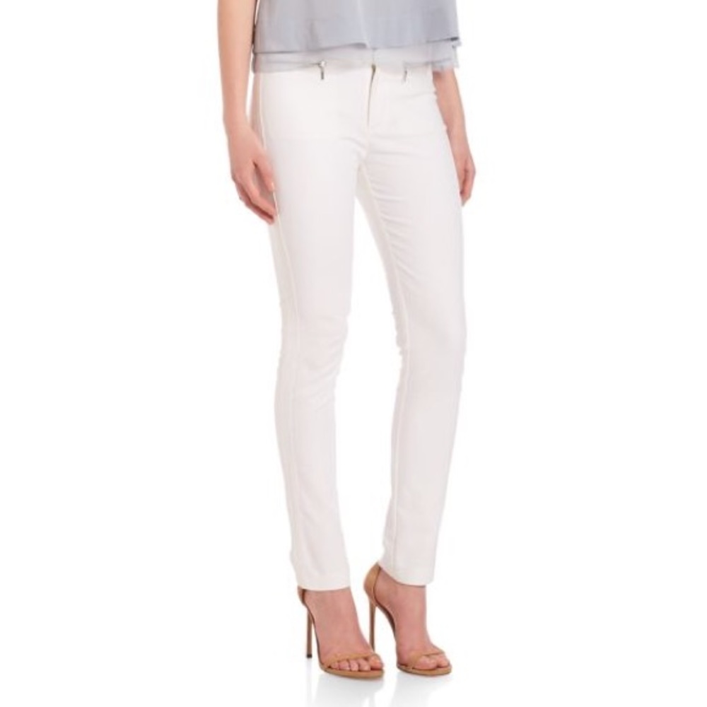 Rebecca Taylor embossed zipper pants